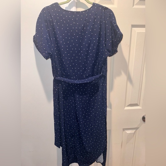 YOINS Navy Polka Dot dress - Picture 5 of 5